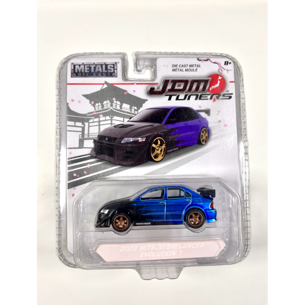 Metals Diecast Jada JDM Tuners 2002 MITSUBISHI LANCER EVOLUTION 7