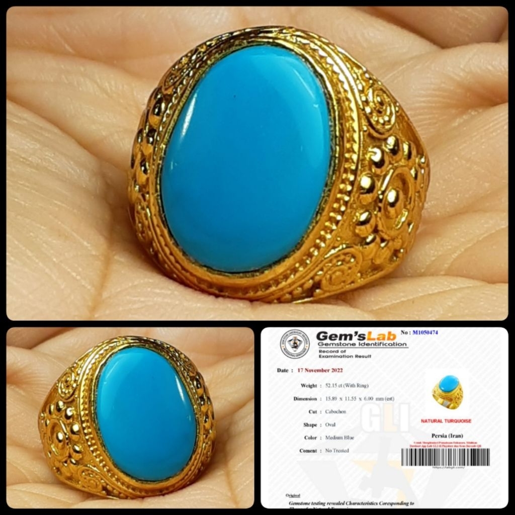 natural batu pirus persia polosan body keramik