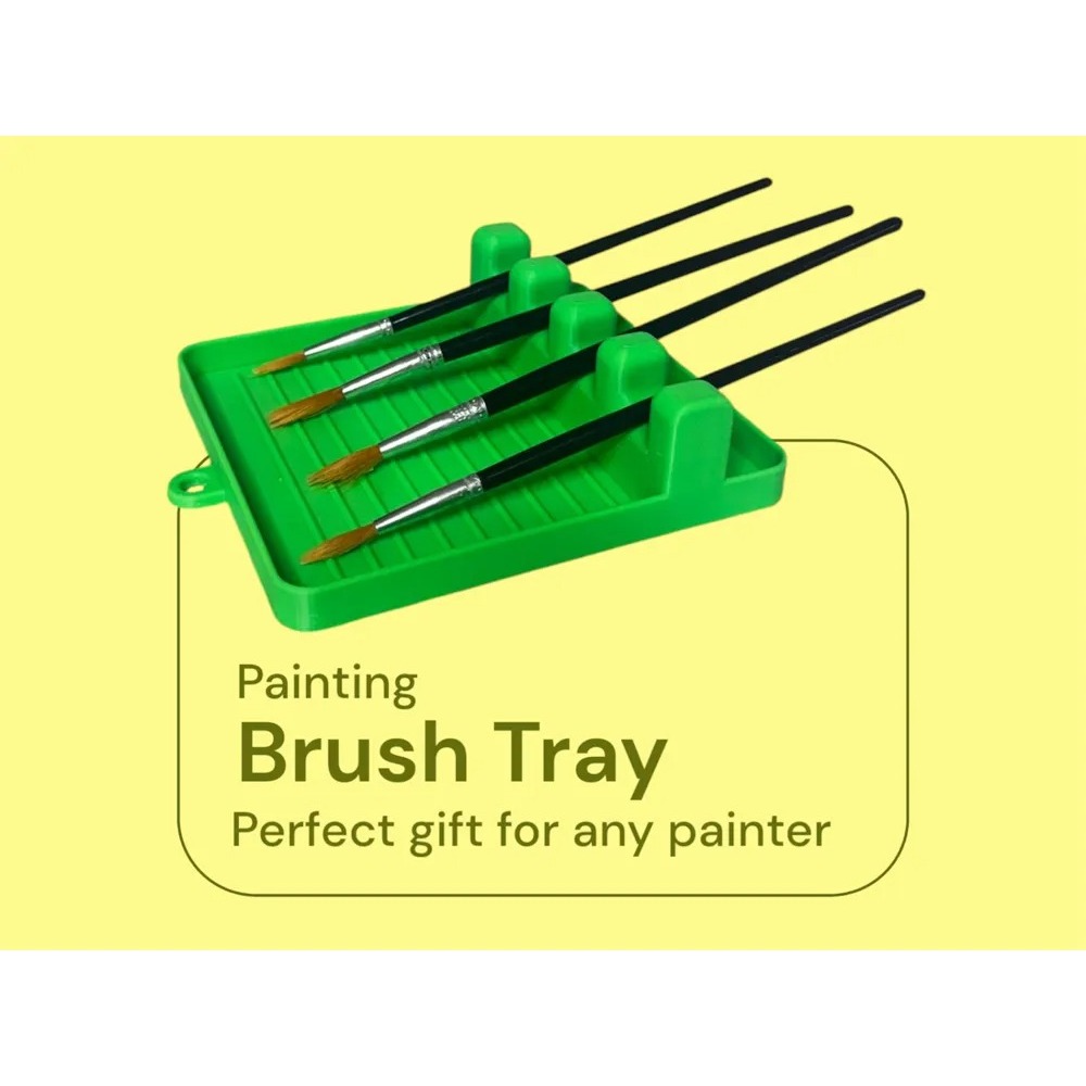 

Painting Brush Tray - Tempat Organizer Kuas Cat Praktis dan Rapi#NK#1#A199