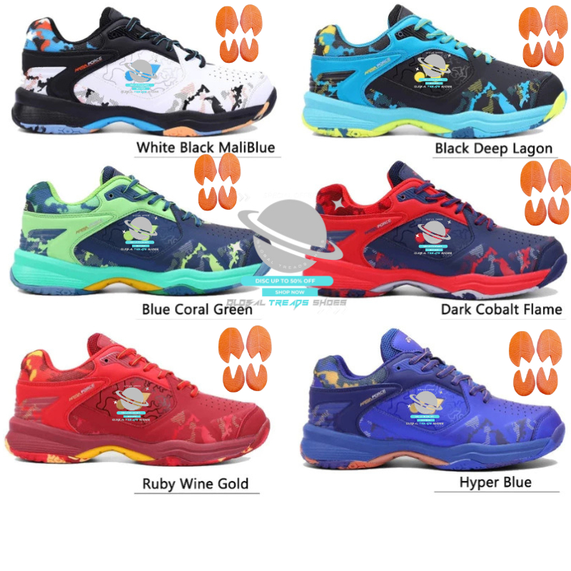 NEW DEALS CUCI GUDANG Sepatu Badminton Pria Arma Force Ringan sepatu lokal Free Kaos Kaki Sepatu