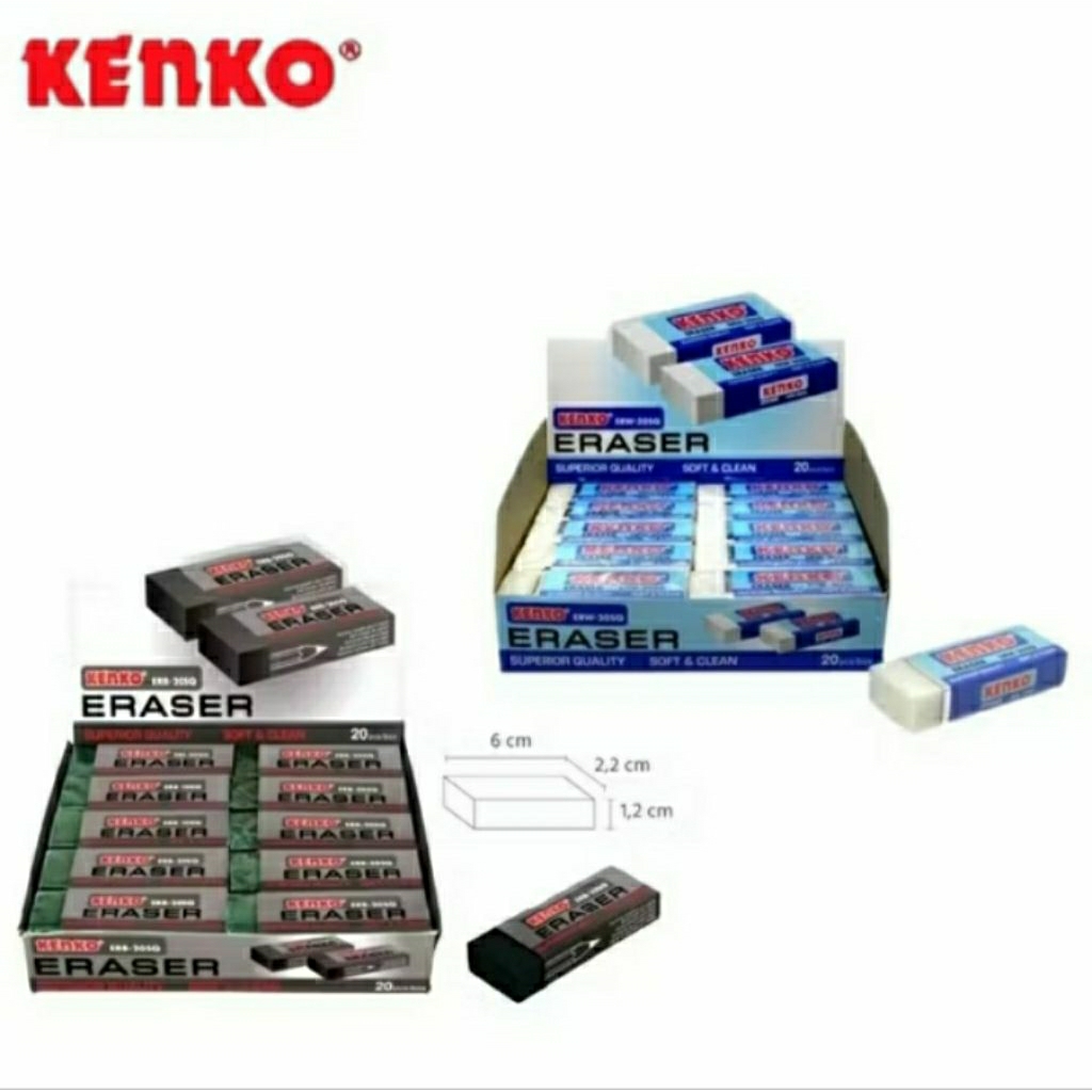 

KENKO - Penghapus Pensil ERW-40SQ/ERB-40SQ - Pcs