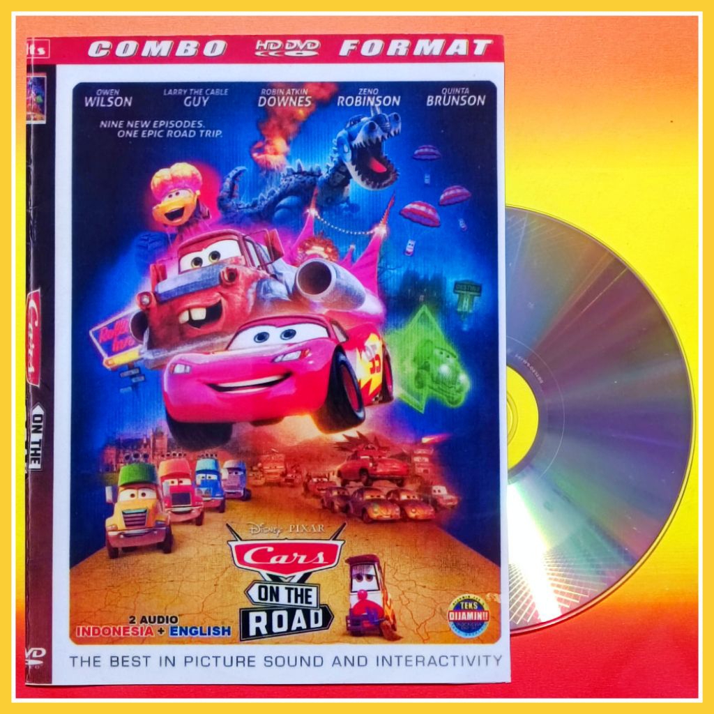Kaset Film Kartun Animasi CARS On The Road 4 HD