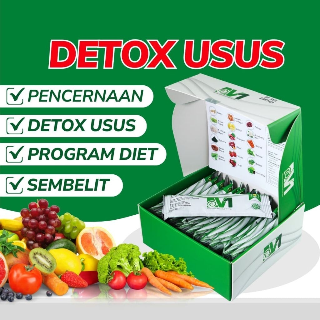 V1 Nasa V1 Detox Obat Herbal Cuci Usus Kotor Detox Usus Kotor Cuci Usus Pembersih Usus Kotor