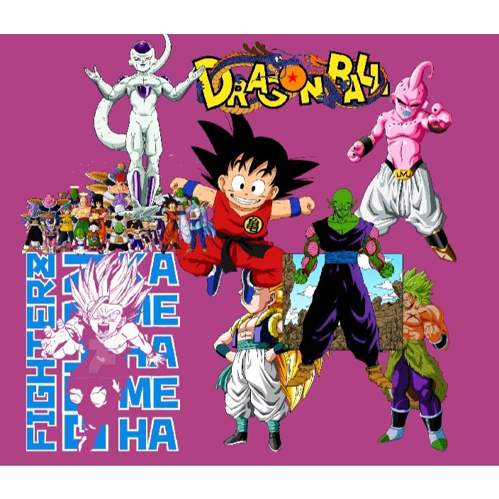 

SABLON SETRIKA SABLON DTF PRINTING TEMA DRAGON BALL HIGHT QUALITY - UKURAN 20 CM