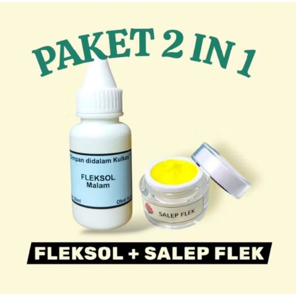 PAKET 2IN1 TONER FLEKSOL + SALEP FLEK UNTUK PERAWATAN FLEK HITAM
