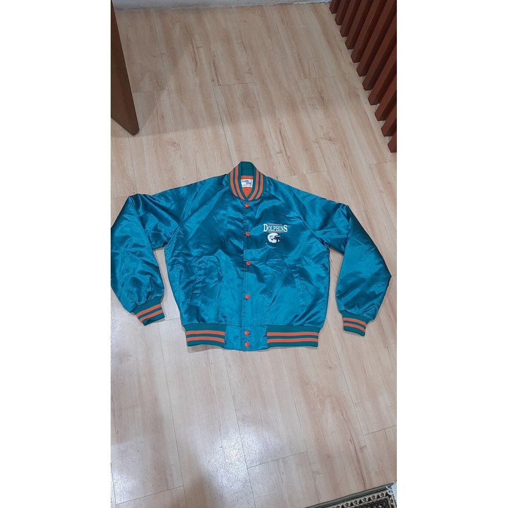JAKET VINTAGE VARSITY MIAMI DOLPHINS