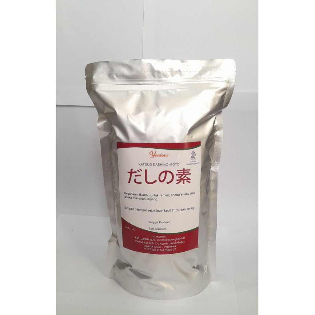 Dashi 1KG Dashinomoto Halal MUI untuk Ramen Miso or Japanese cuisine