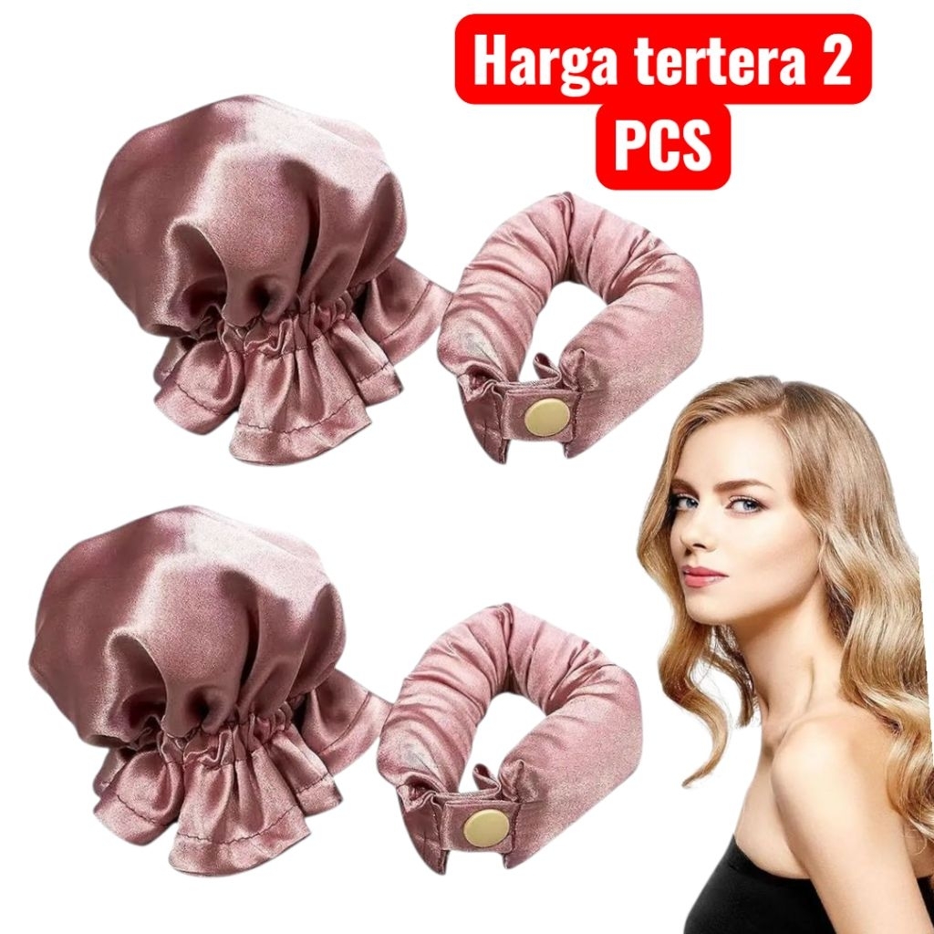Heatless Curling Hair Roller / Keriting Rambut Manual Tanpa Listrik