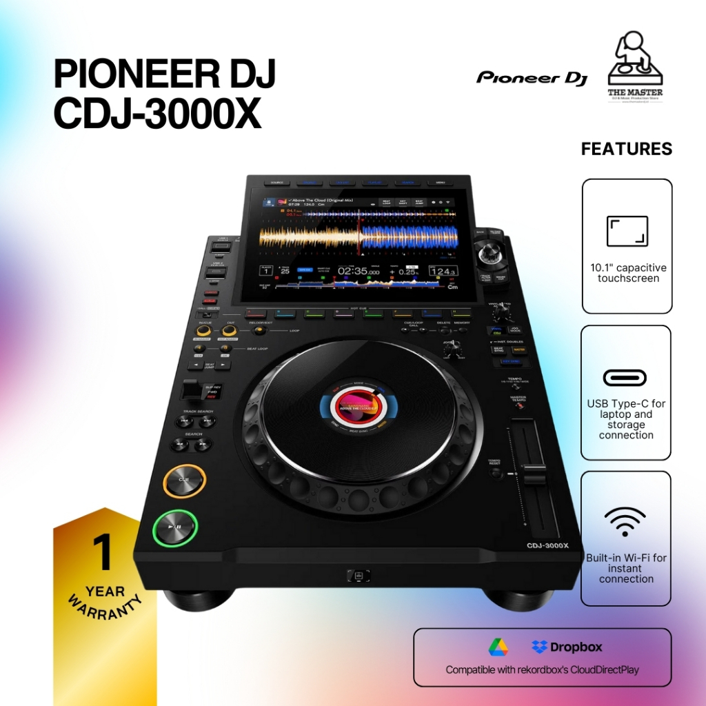 (READY STOCK) Pioneer DJ CDJ-3000X | CDJ 3000X | Brand New Pioneer DJ CDJ-3000X Professional DJ Mult