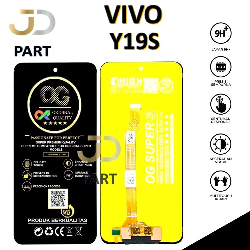 LCD TOUCSCREEN VIVO Y19S COMPLETE ORIGINAL 100% FULLSET