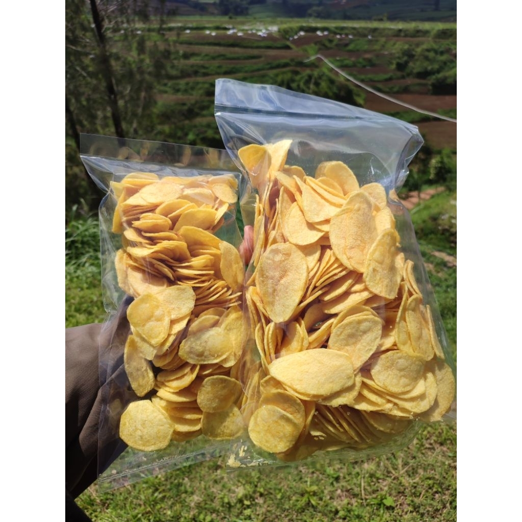 Keripik kentang kwalitas No 1 keripik kentang dieng