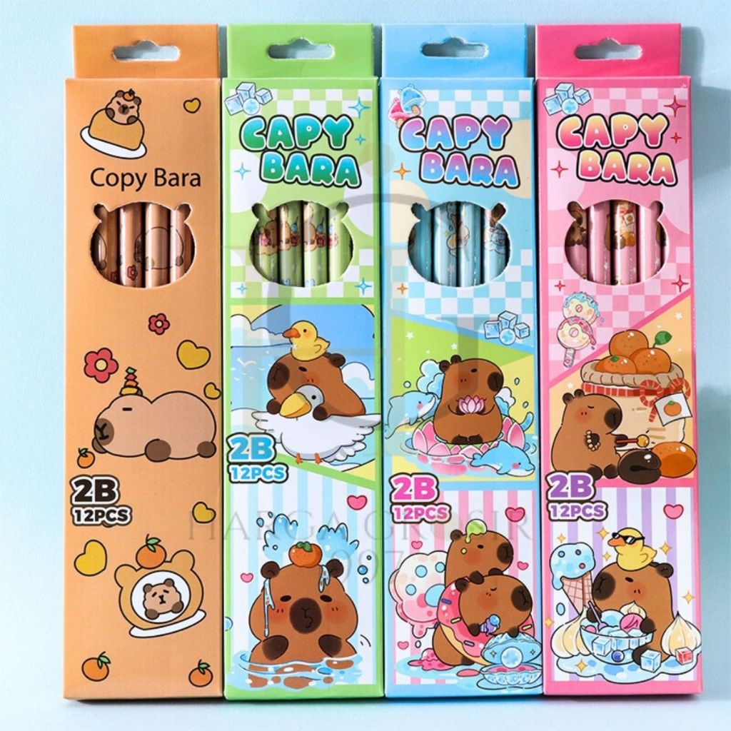 

PENCIL COD KAPIBARA CAPPYBARA TERMURAH PENSIL 2B CAPYBARA 1 LUSIN PSN-2036