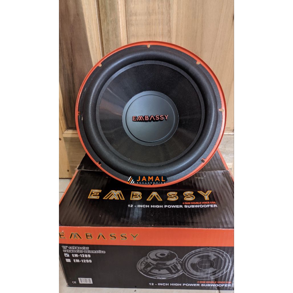 Subwoofer 12inch Embassy Em1289