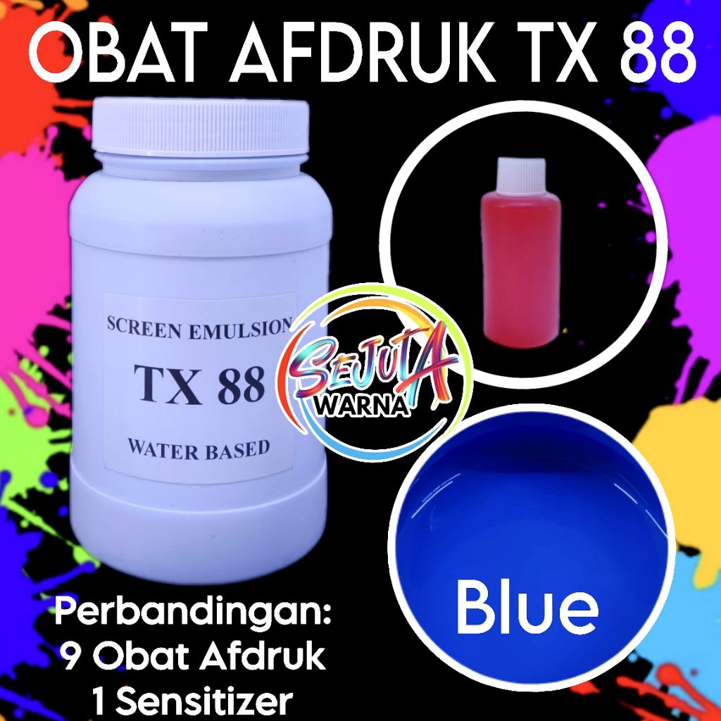 

OBAT AFDRUK TX 88 TINTA BLUE 200GR SET SENSITIZER