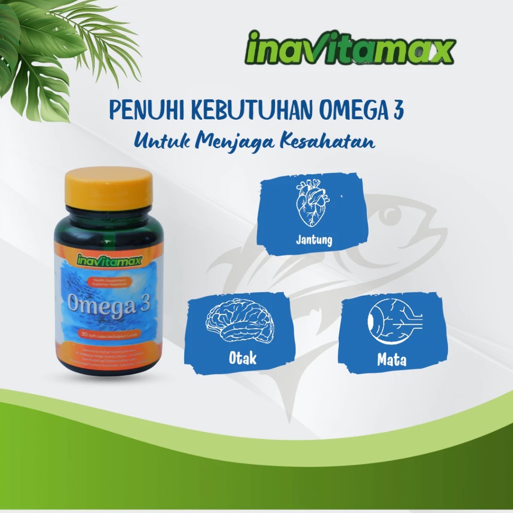 [SIAP KIRIM] INAVITAMAX OMEGA 3