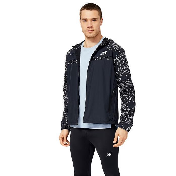 NB Outdoor Running Water Resistant Jacket Original - Jaket Pria Windbreaker Branded