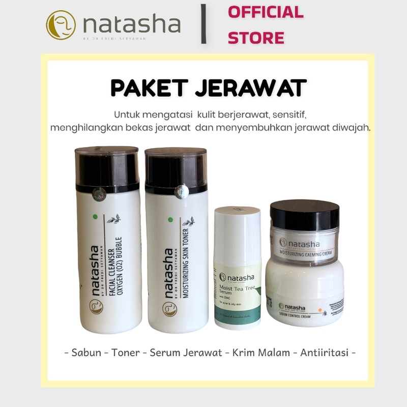 NATASHA SKINCARE PAKET JERAWAT DAN BEKAS JERAWAT