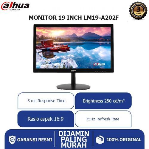 DAHUA MONITOR 19 INCH LM19-A202F TN HD 768P 5MS 75HZ 3Y
