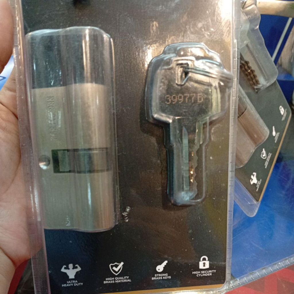 Cylinder Pintu SES 60mm SN/Gold/Cylinder Kunci Pintu SES Kuningan