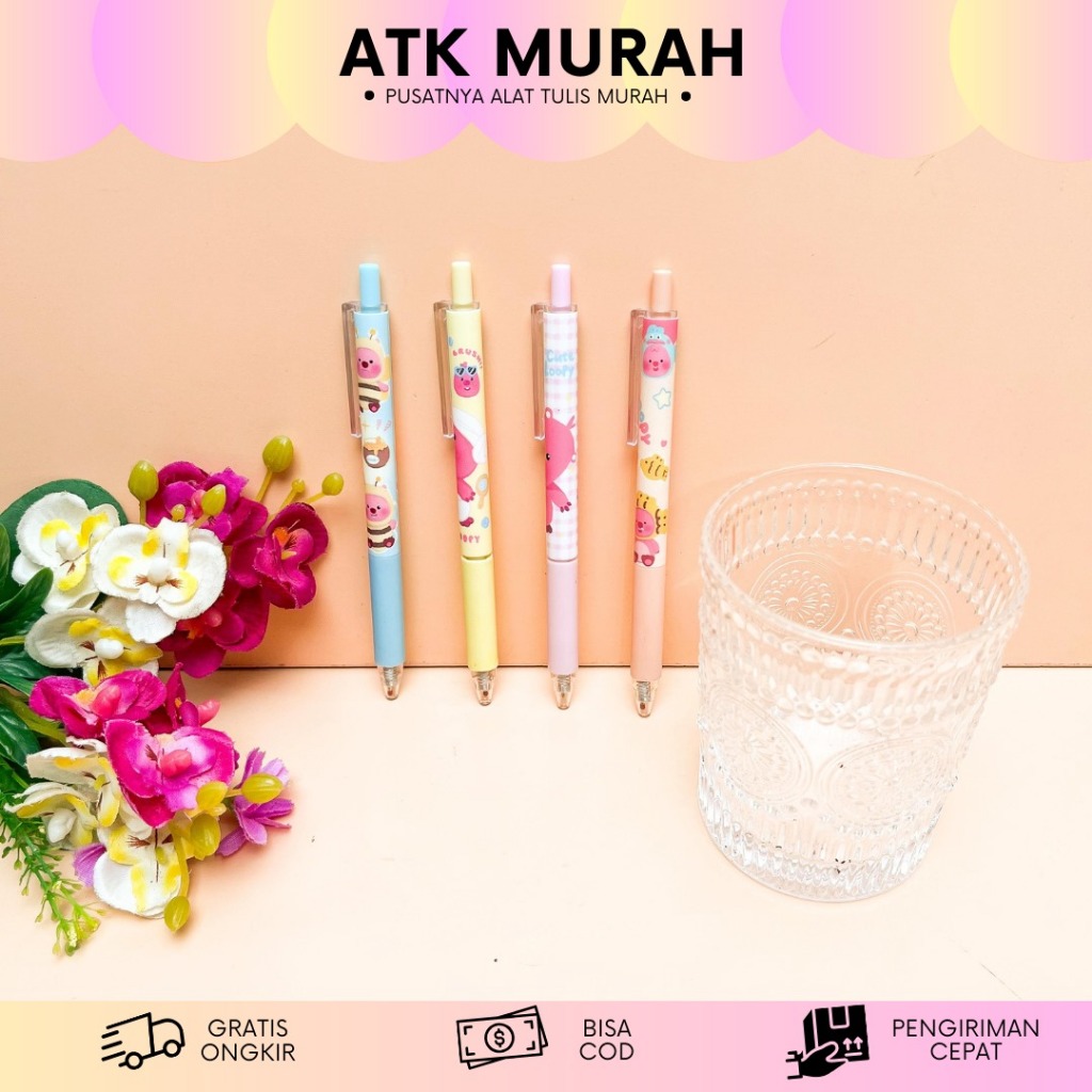 

PULPEN CETEK STANDARD LOOPY PC-2034 PEN LUCU IMUT KADO UNIK SOUVERNIR