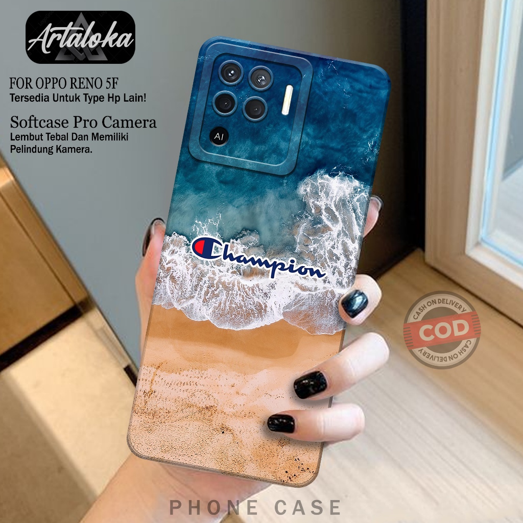 Softcase OPPO RENO 5F Fashion Case Branded Case Hp OPPO RENO 5F Silikon Pro Camera OPPO RENO 5F Kesi