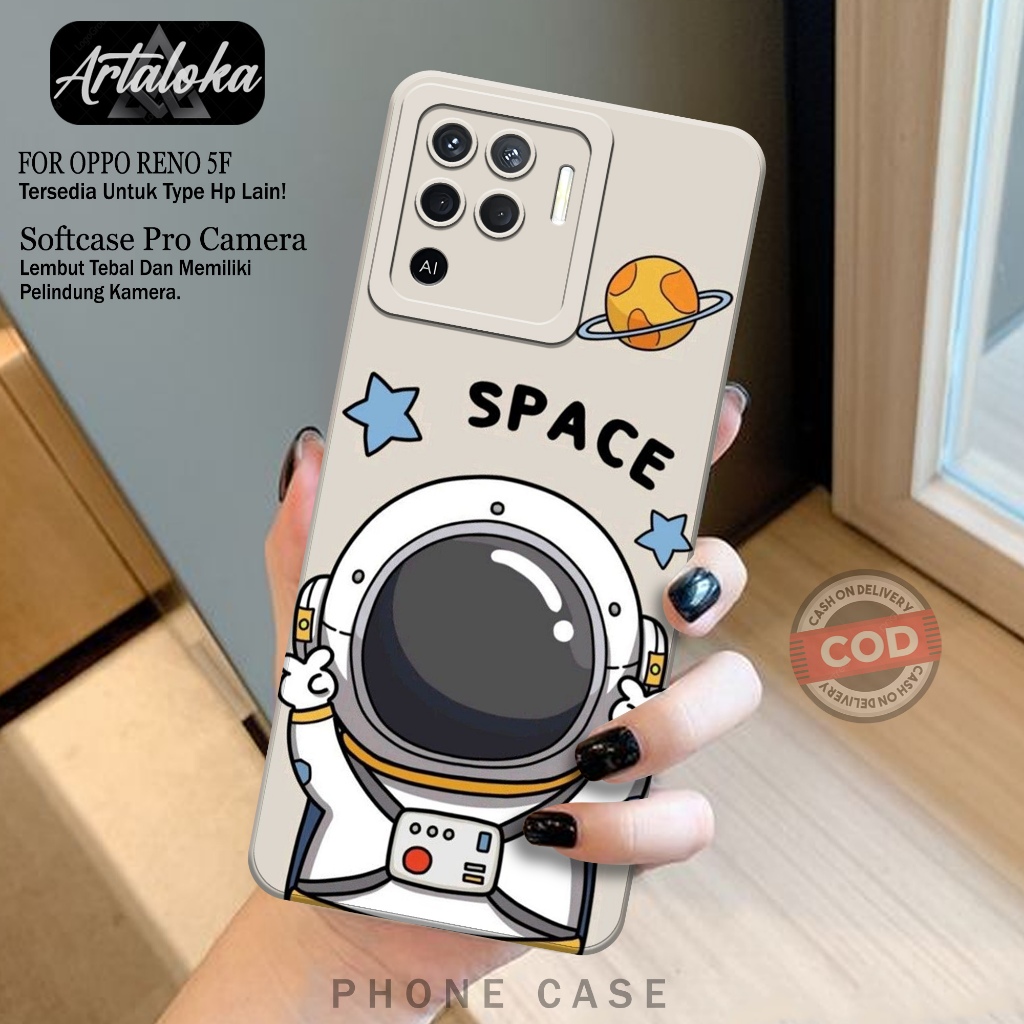 Softcase OPPO RENO 5F Fashion Case Astronod Case Hp OPPO RENO 5F Silikon Pro Camera OPPO RENO 5F Kes