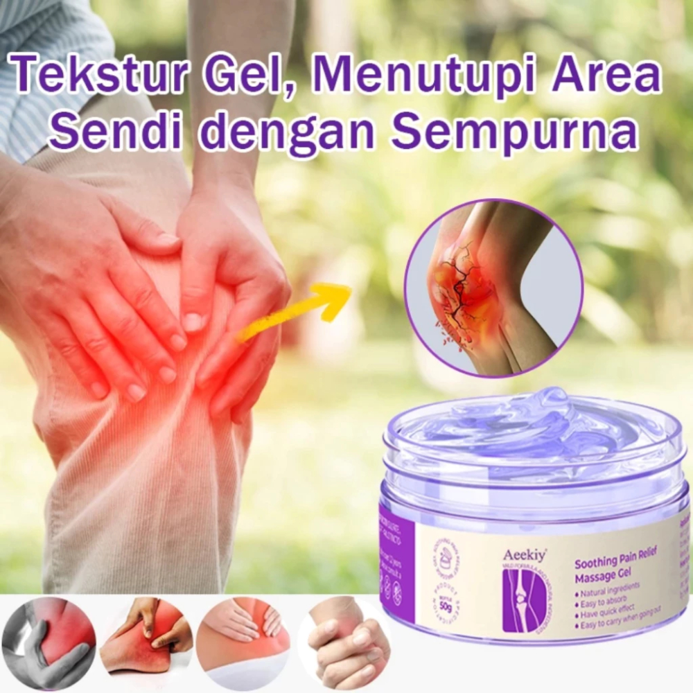 Aeekiy Gel Pereda Nyeri Lutut, Pereda Efektif untuk Radang Sendi