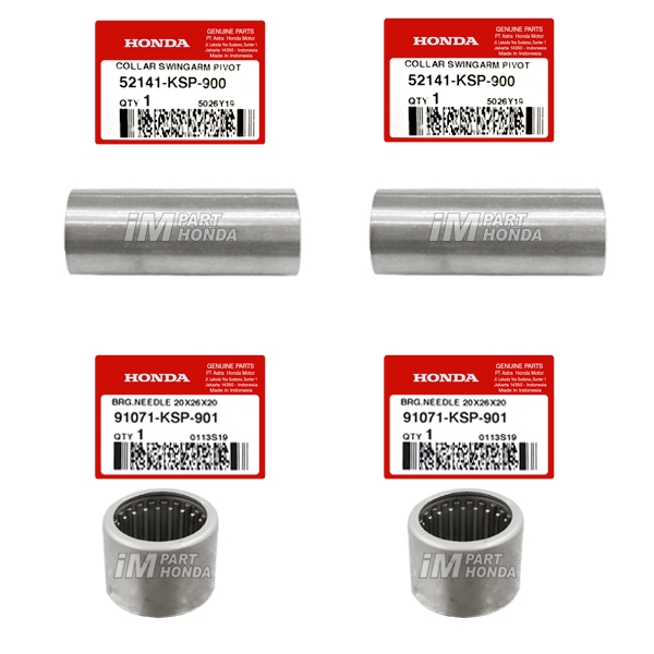 52141-KSP-900 91071-KSP-901 Bos & Laher Swing Arm Bearing Needle 20X26X20 Megapro Monoshock CB150 Ve