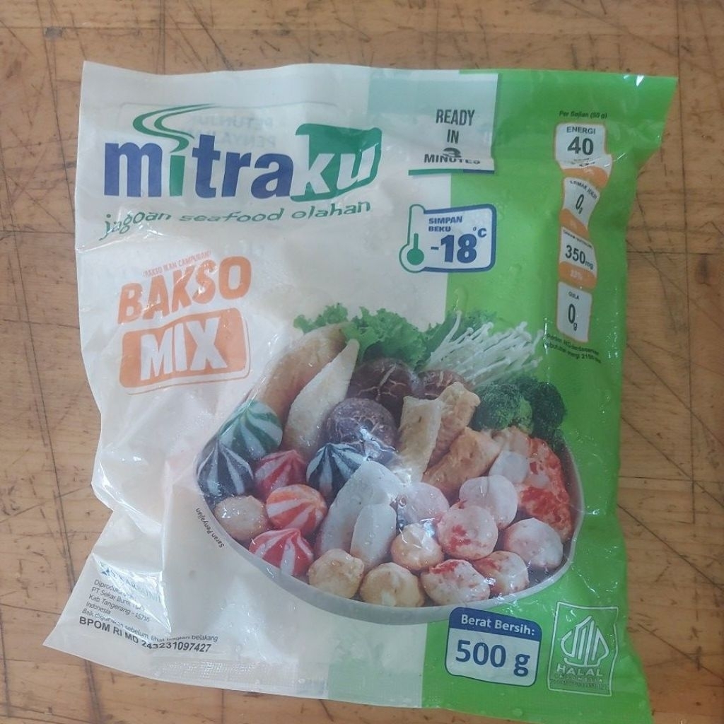 

MITRAKU BAKSO IKAN CAMPUR MIX 500GR