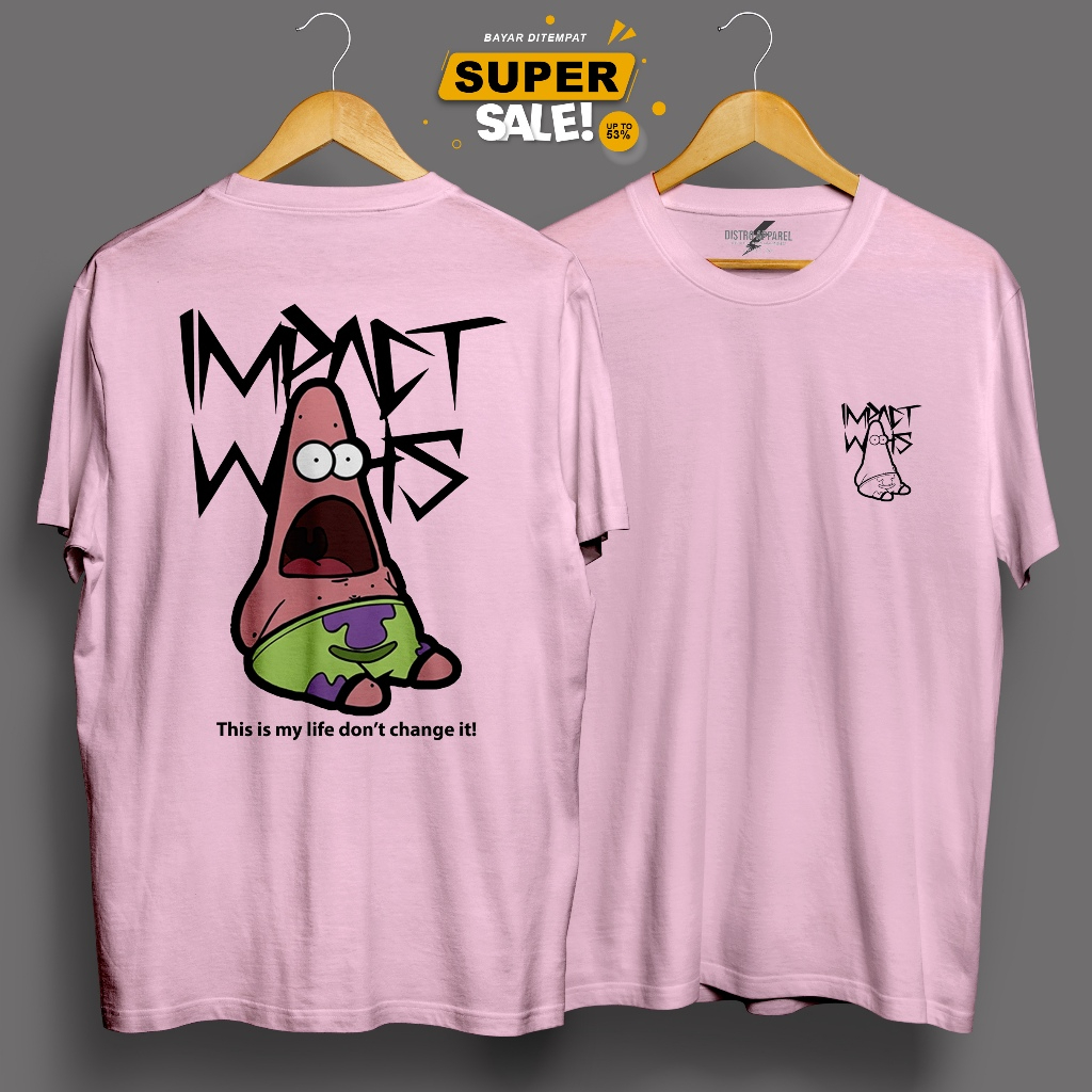 baju kaos pria simple / baju distro / KAOS DISTRO PRIA / NATIVE8 - INK PATRICK