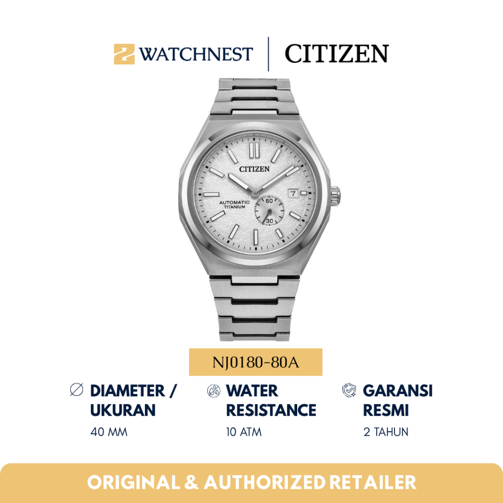 Jam Tangan Pria CITIZEN 'ZENSHIN' NJ0180-80A Original Garansi Resmi 2 Tahun