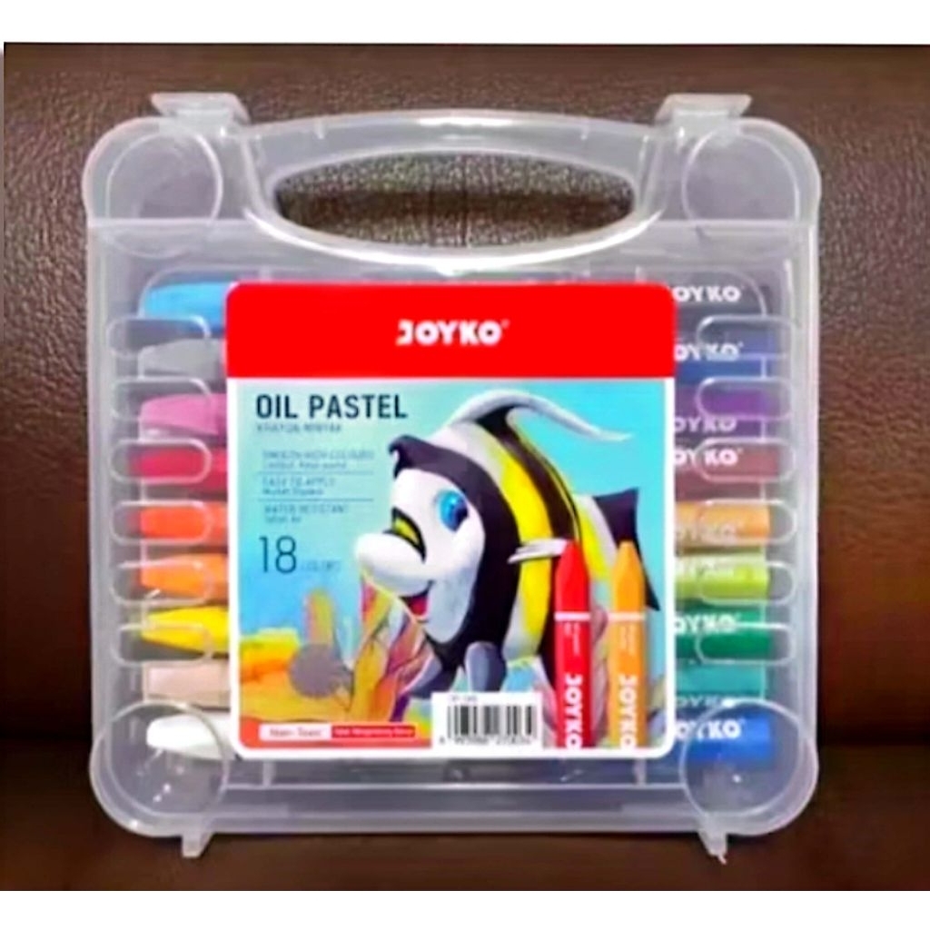 

Krayon joyko 18 Pcs Original – Crayon Warna lengkap, Cerah, Aman untuk Anak Sekolah