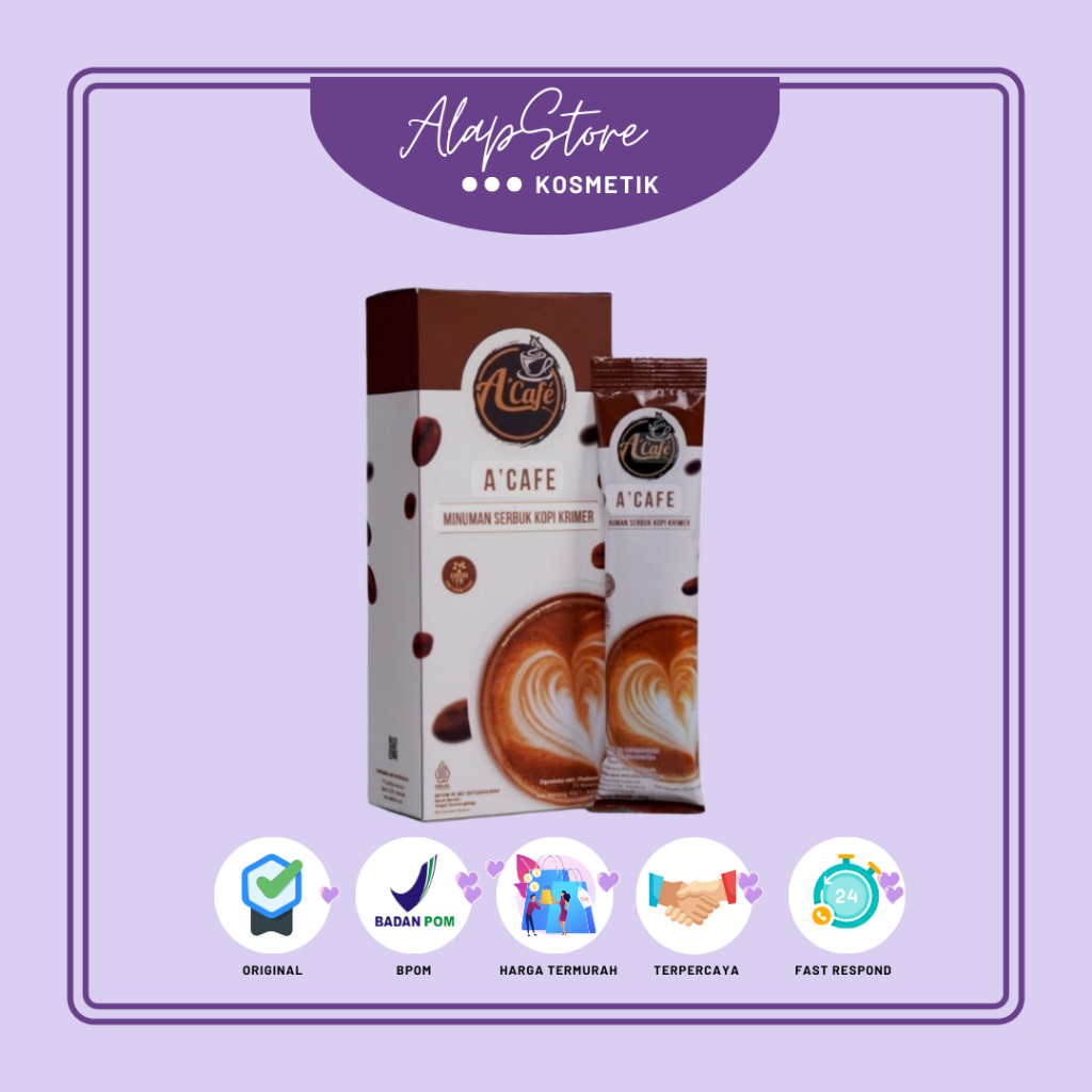 

A'Cafe Avail Kopi Avail Stamina Pria & Wanita 1 box isi 5 sachet