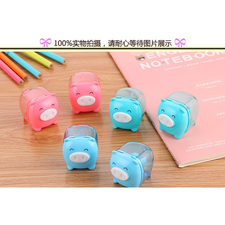 

Rautan Pensil Plastik Transparan Rautan Pensil Motif PIG Rautan Pensil Stationery School