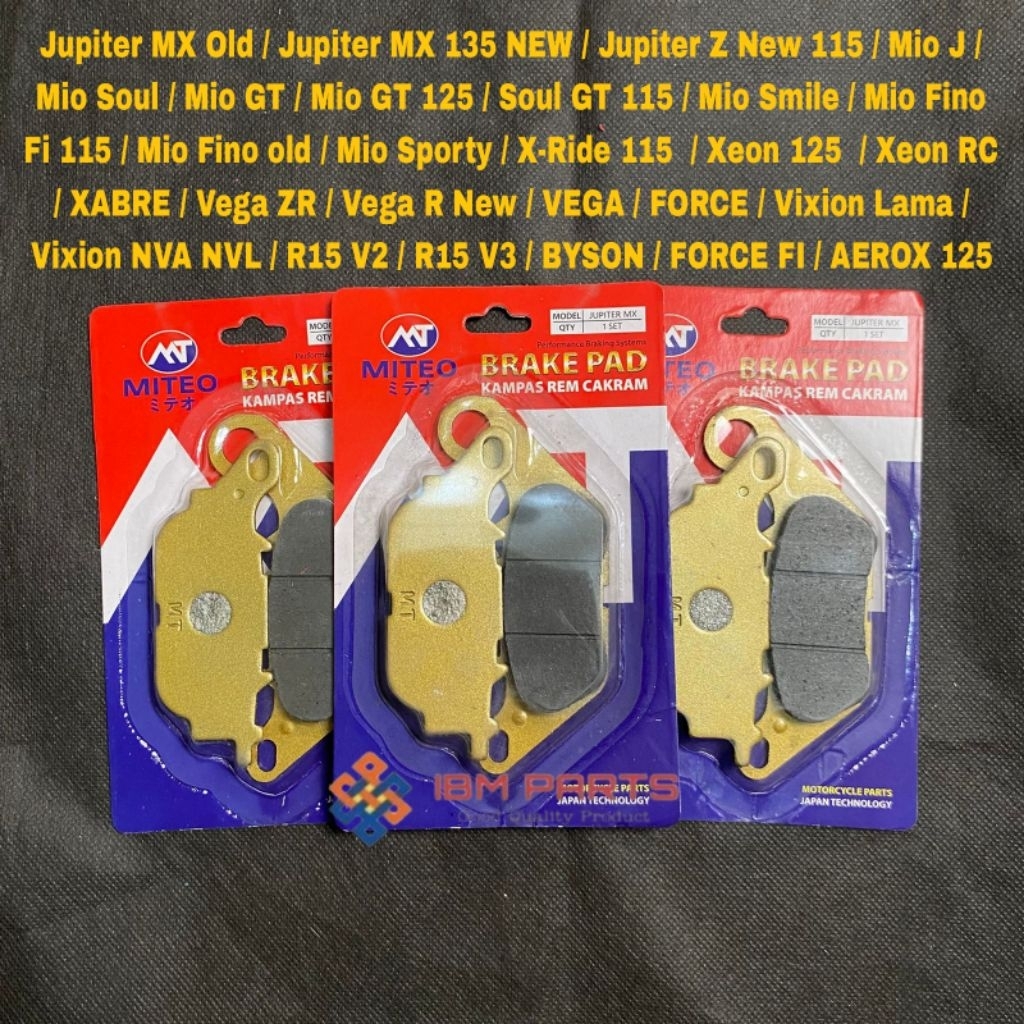DISPAD KAMPAS REM DEPAN Jupiter MX old Jupiter MX 135 New Mio sporty Mio smile  Mio soul GT R15 V2 R
