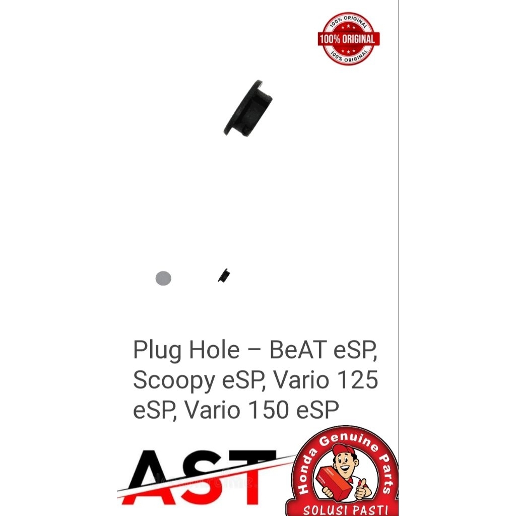 90656GCC000ZE PLUG HOLE,tutup lobang bagasi BEAT ESP,vario125 fi semua metik HONDA