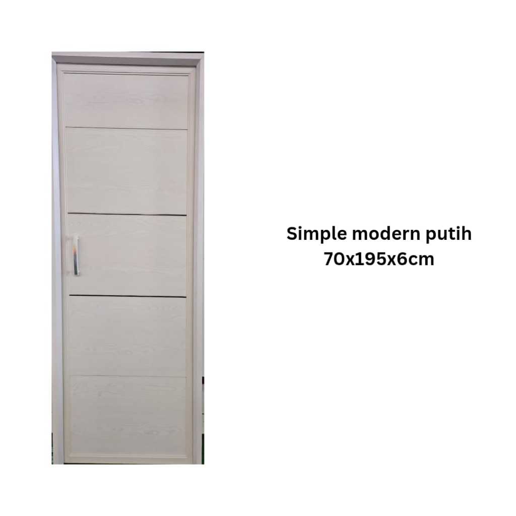 Pintu Kamar tidur kamar madi exclusive polos UPVC BOARD