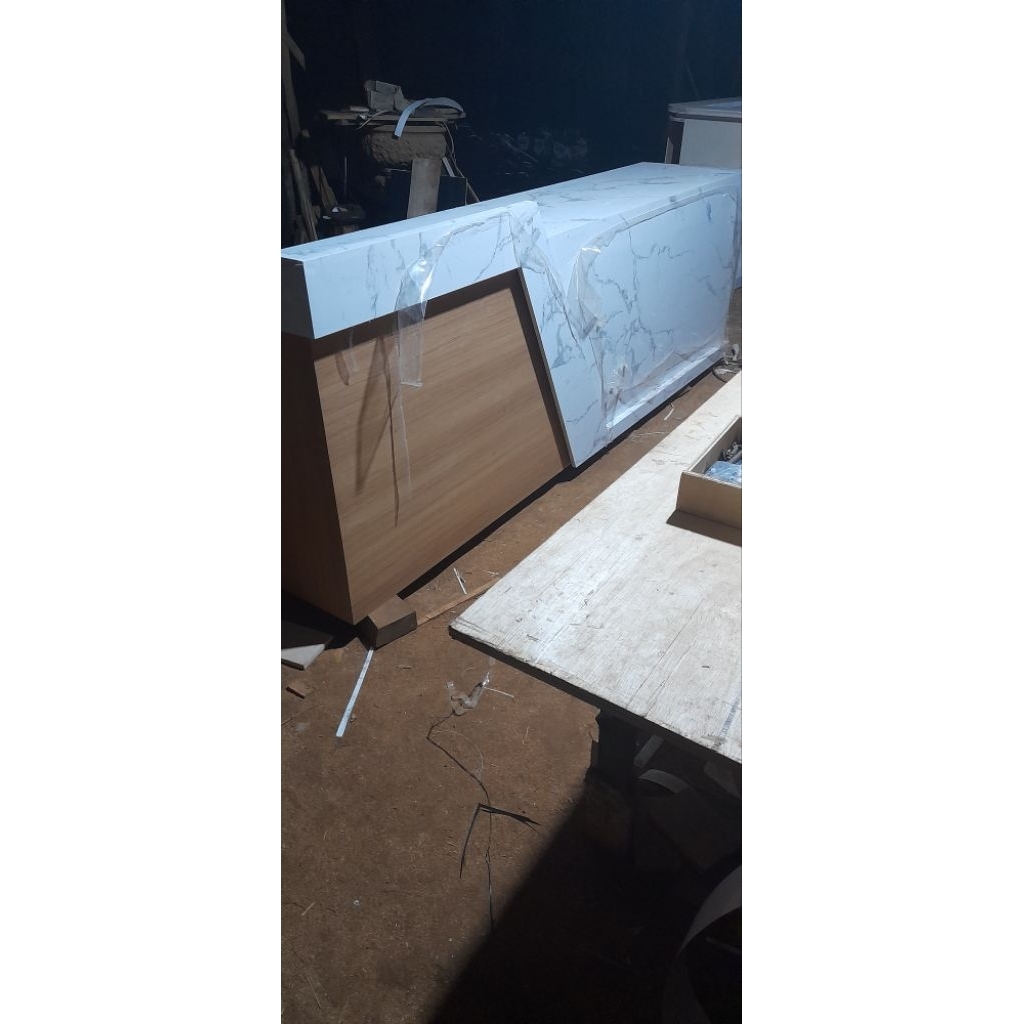 meja kasir/meja resepsionis/meja 180x60x100