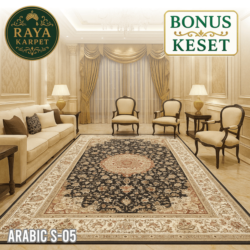 Karpet Aesthetic | Karpet Ruang Tamu 160x210, 200x270, 100x150 Turki Tebal Raya Karpet