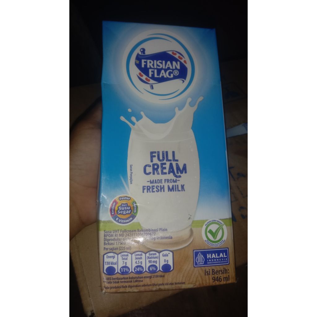 

frisian flag susu uht rasa full cream exp tahun 2026