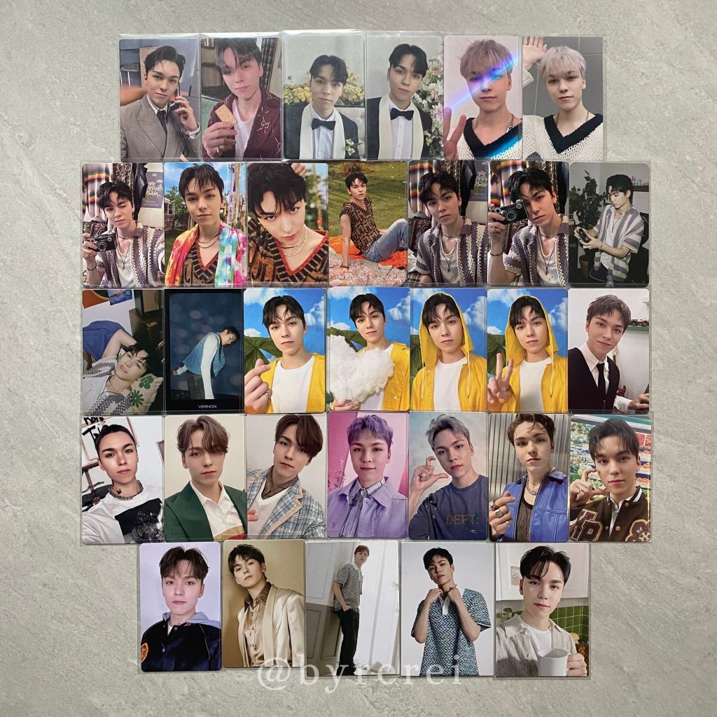 Vernon Seventeen Official Photocard PC FML biskuit Carver UMS Japan Tokyo Seventeenth Heaven Happy B