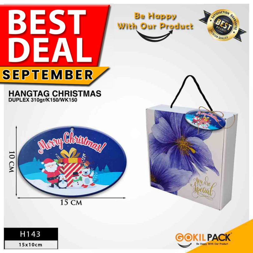 

Hangtag Natal/Hangtag Merry Christmas/Aksesoris Natal/Hiasan NatalH143 - H143