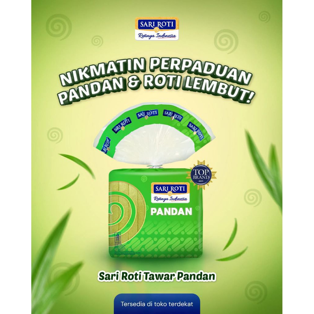 

Sari Roti Tawar Pandan – Roti Lembut Enak Bergizi Kaya Vitamin Dan Mineral Fresh Halal