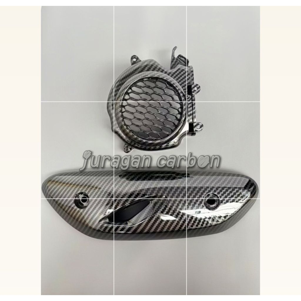 PAKET MURAH COVER KIPAS / TUTUP KIPAS SCOOPY NEW PLUS TUTUP KNALPOT CARBON SCOOPY NEW PRESTIGE 2021 