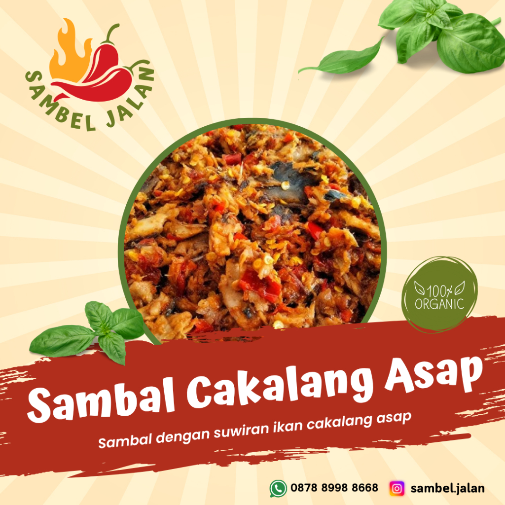

Sambel Jalan / Sambal Cakalang Asap 200g 500g 1kg Makan Nasi, Lauknya Sambal