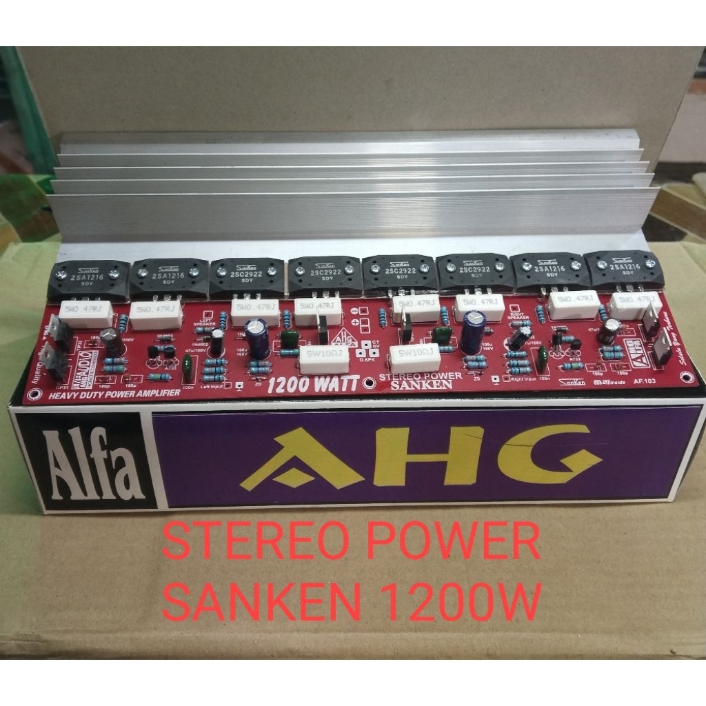 BOXER POWER SANKEN 1200W WATT KIT POWER SANKEN STEREO SUPER