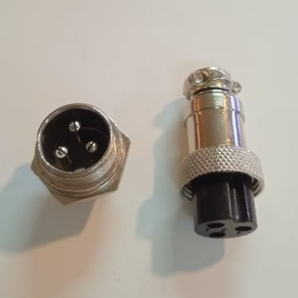 konektor mikrophone CB 3pin/1 Set) Konektor CB 3p Male Female 3pin Connector CB 2 pin