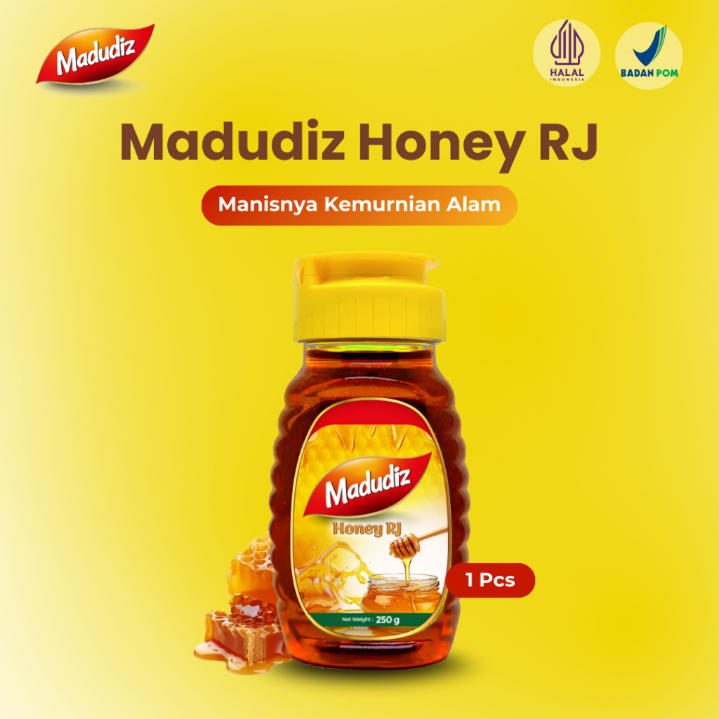 

Madudiz Royal Jelly 150gr- [Madu Alami Membantu Jaga Daya Tahan Tubuh dan untuk Hidup Lebih Sehat].
