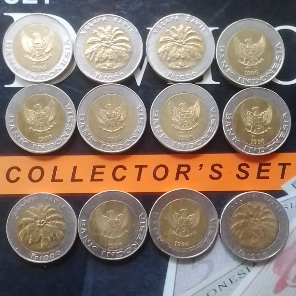UANG KUNO MAHAR NIKAH KOIN 1000 KELAPA SAWIT TAHUN 1996