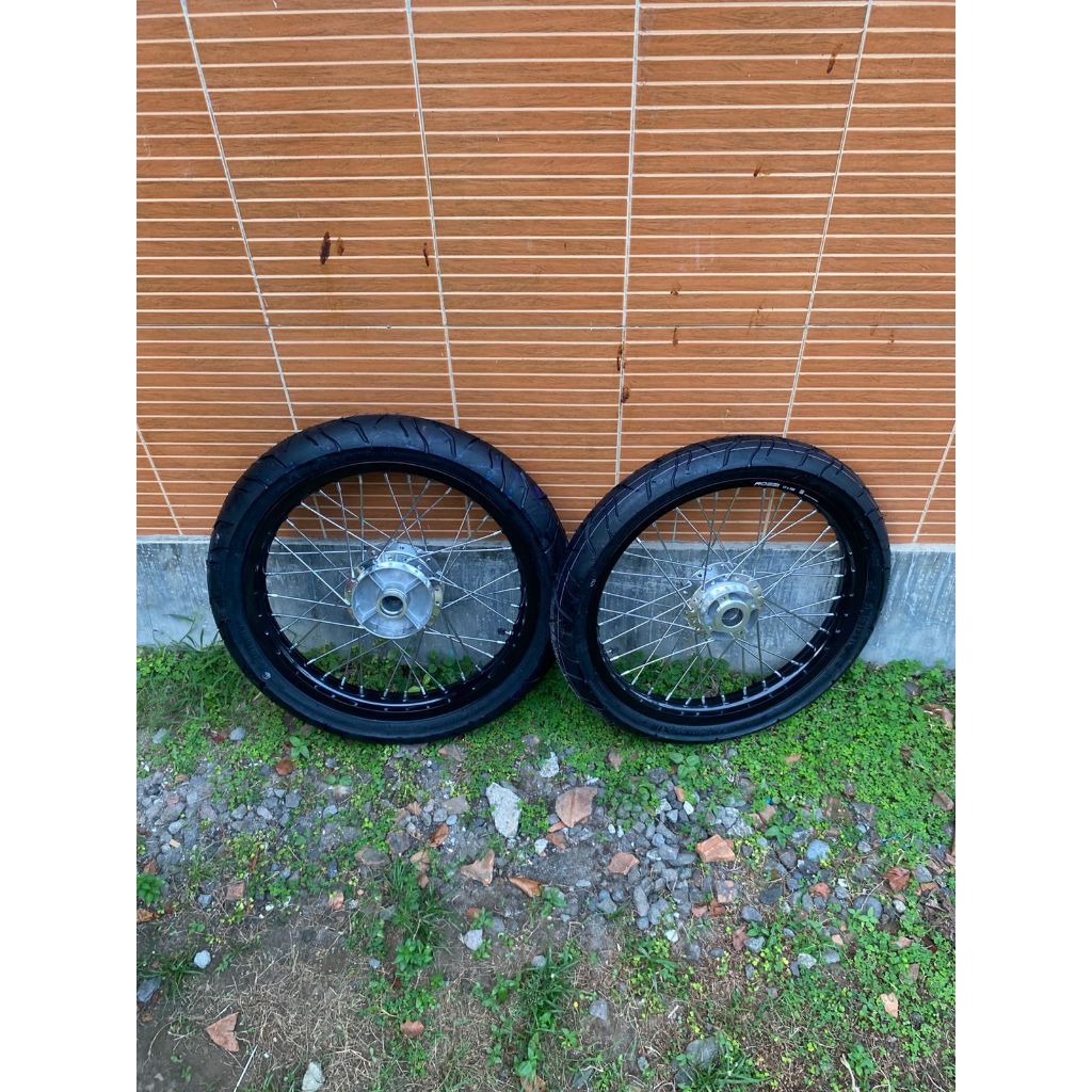 Velg Set Jari Jari Vixion New 160/185 Ring 17 Ban Mizzle Baru PNP Vixion NVL / NVA / Vixion R